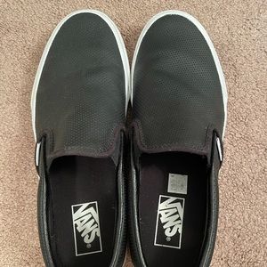 Leather Slip on Vans